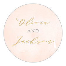 Seal your envelopes and decorate your wedding stationery with our stunning Simple Romance Wedding Stickers! 