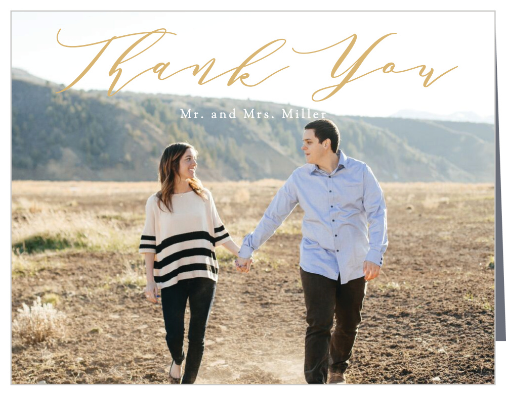 Simple Romance Wedding Thank You Cards