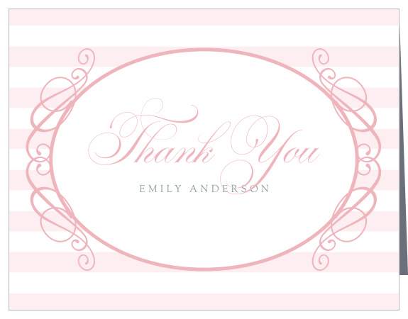 Express your gratitude to your guests with the Ballerina Birthday Children's Thank You Cards, designed to match the similarly-named Party Invitation.
