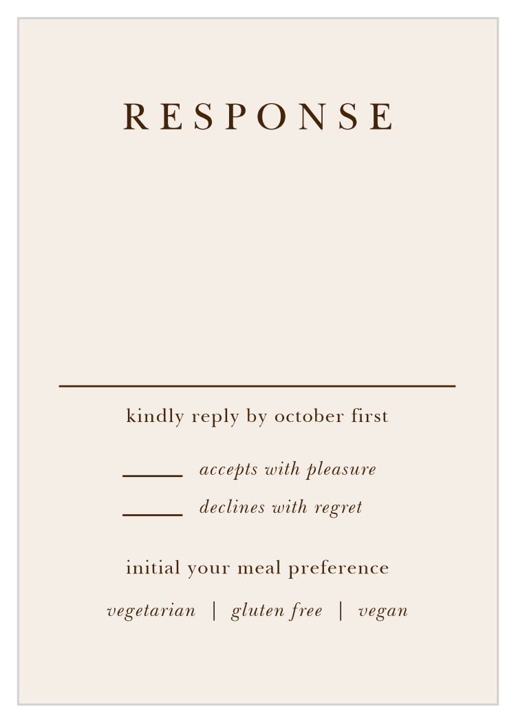 Sheer Overlay Response Cards