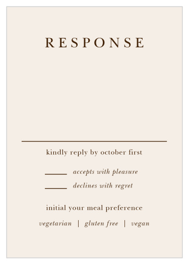 Sheer Overlay Response Cards