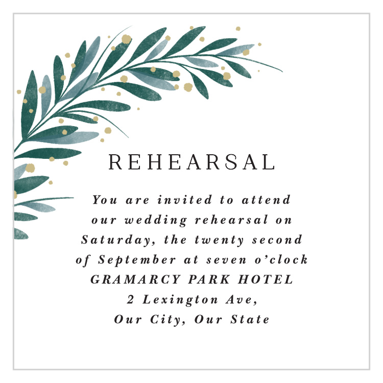 Perfect Match Rehearsal Cards