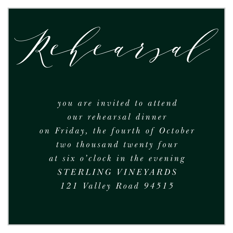 Union Of Souls Rehearsal Cards