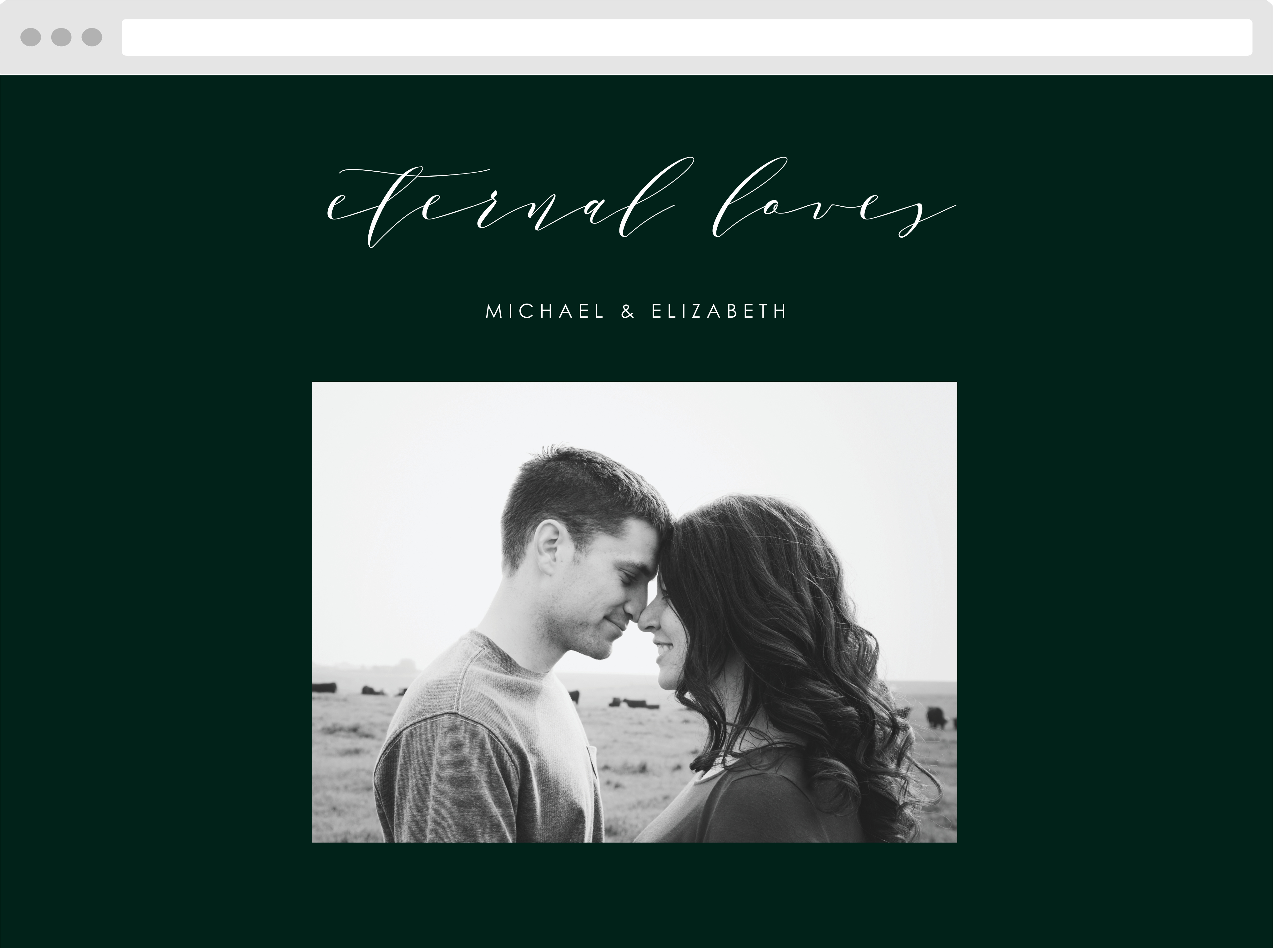 Union of Souls Wedding Website
