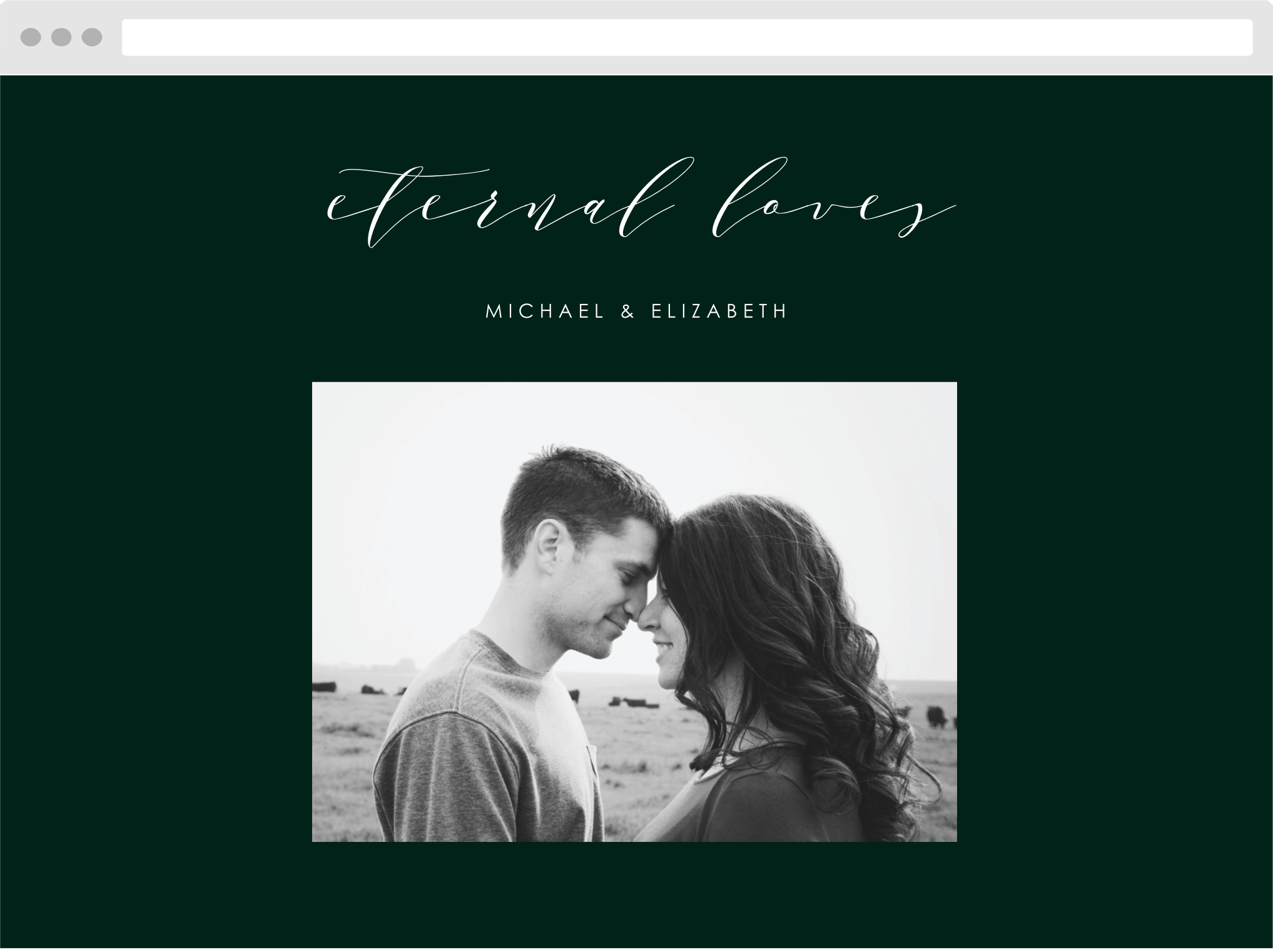 Union of Souls Wedding Website