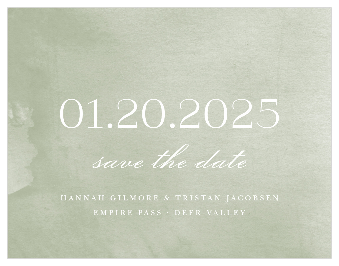 Winter Wonderland Save the Date Cards