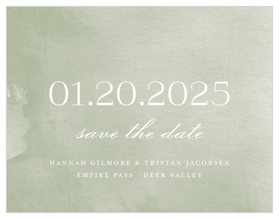 Winter Wonderland Save-the-Date Magnets are an unforgettable way to give your guests the advanced notice they need. 