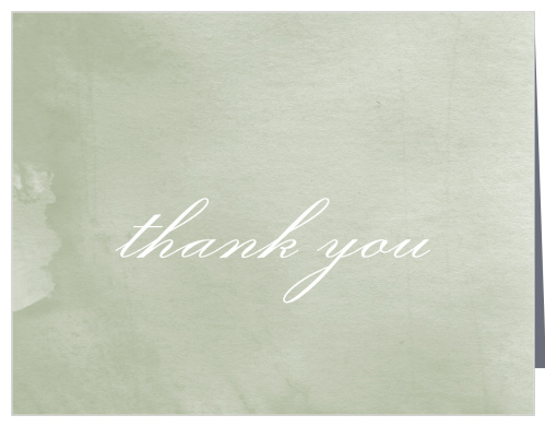 Winter Wonderland Wedding Thank You Cards