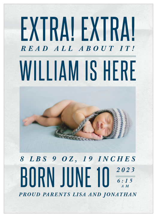 Announce the arrival of the newest member of your family! 