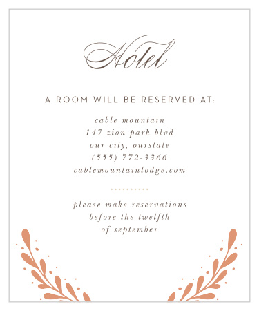 Rustic Laurels Accommodation Cards