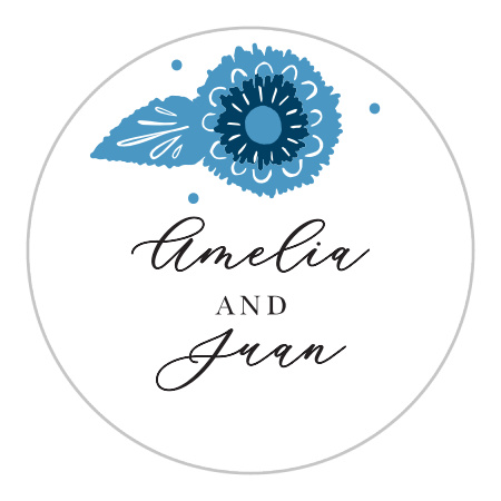 Mexico Fiesta Wedding Stickers