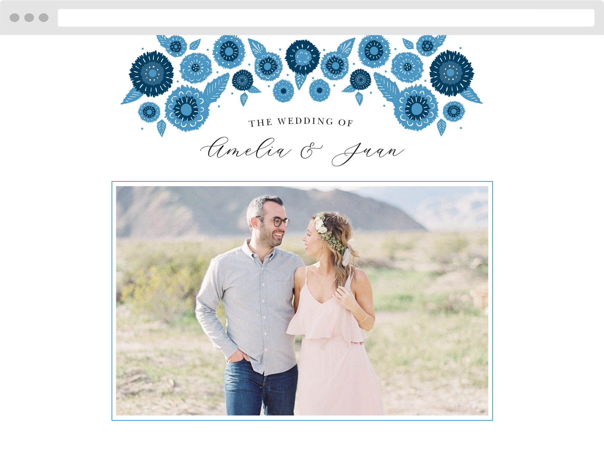 Mexico Fiesta Wedding Website