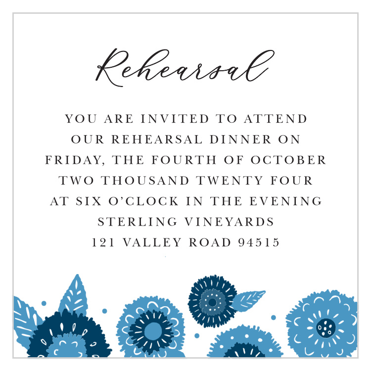 Mexico Fiesta Rehearsal Cards