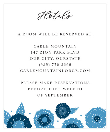 Mexico Fiesta Accommodation Cards