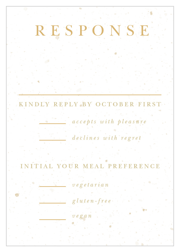 Jewish Star Response Cards