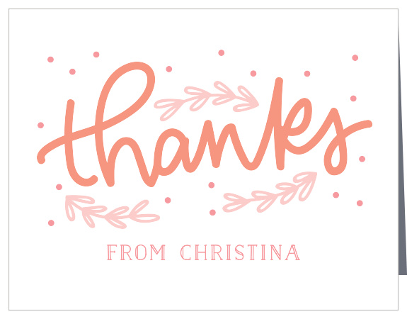 Ever After Bridal Shower Thank You Cards
