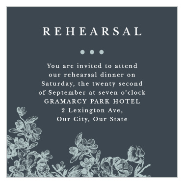 Victorian Square Rehearsal Cards