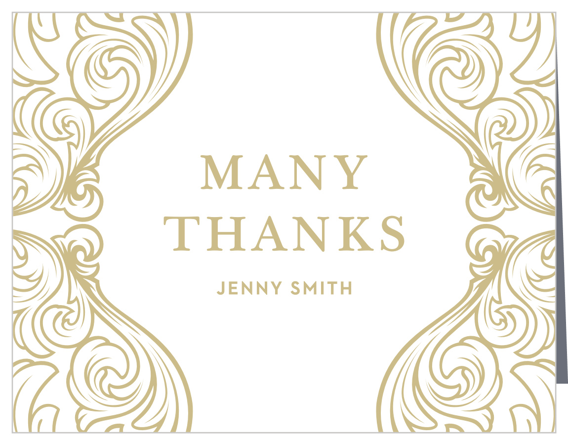 Prince Charming Bridal Shower Thank You Cards