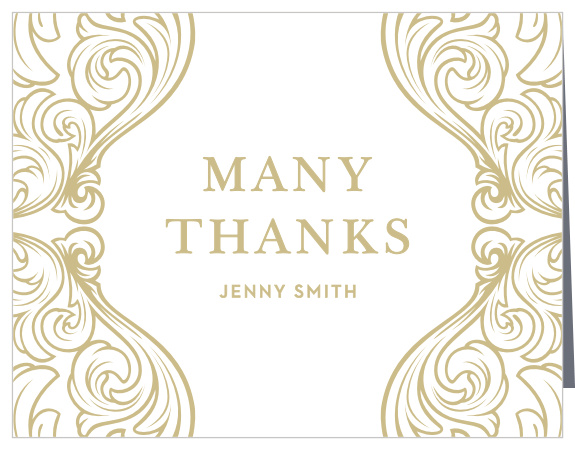 Prince Charming Bridal Shower Thank You Cards