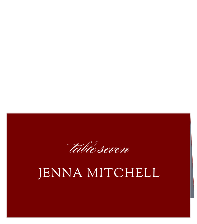 Ornate Border Place Cards