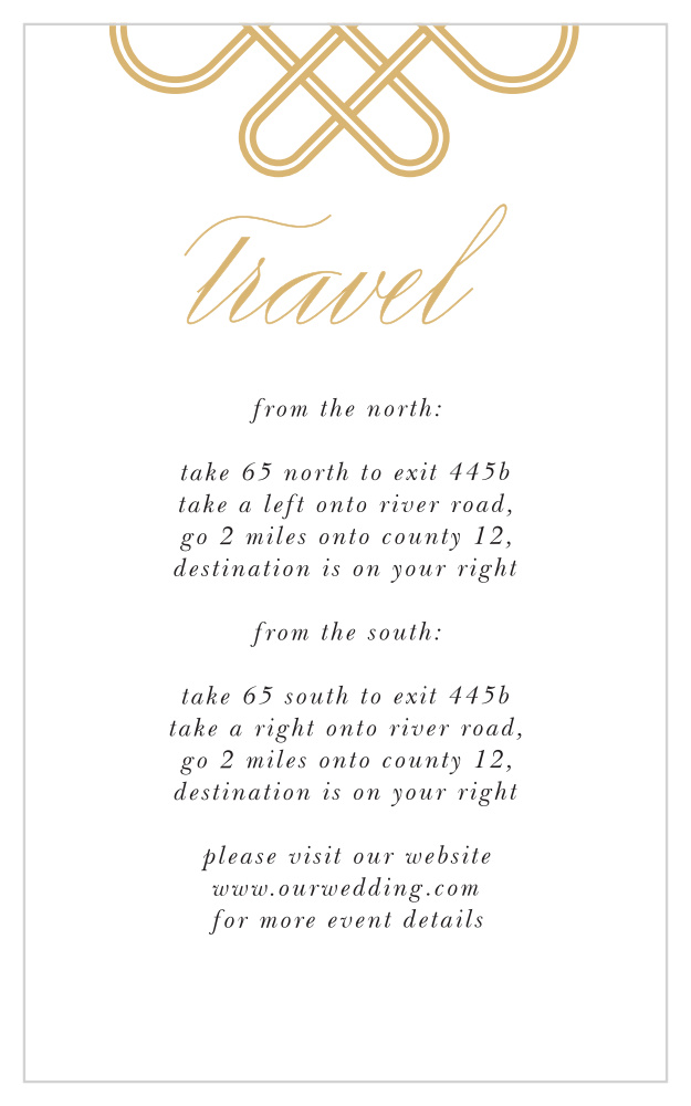 Irish Knot Direction Cards