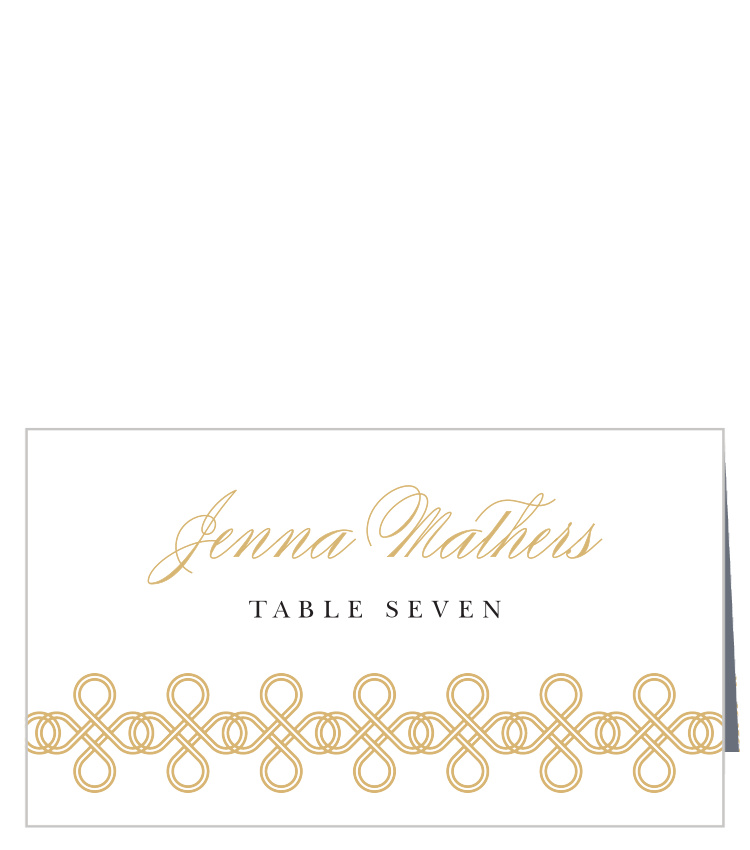Irish Knot Place Cards