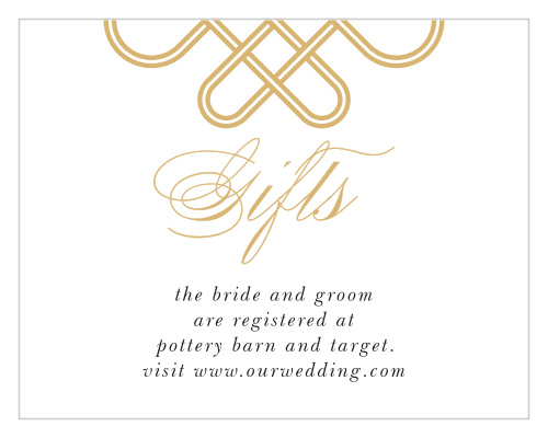 Irish Knot Registry Cards