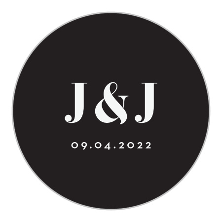 Spanish Florals Wedding Stickers