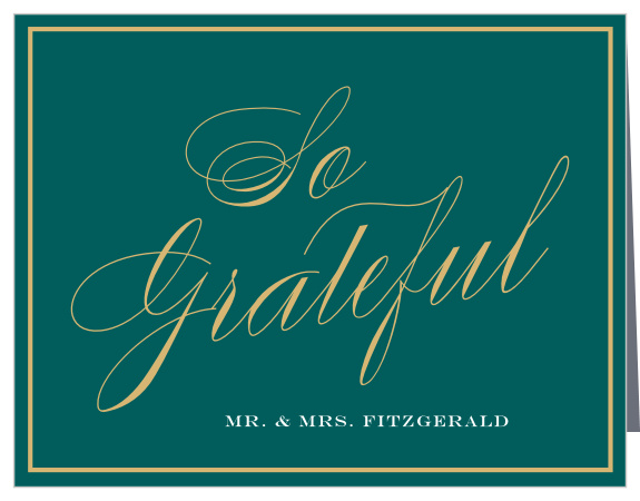 Irish Cross Wedding Thank You Cards