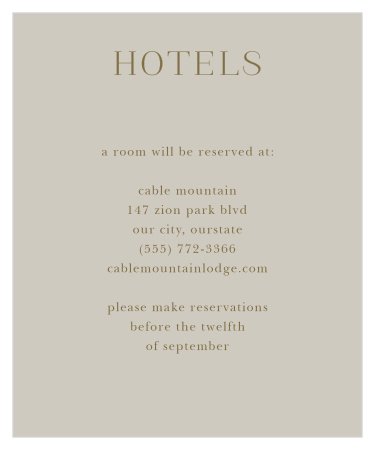 Fairytale Leaves Accommodation Cards