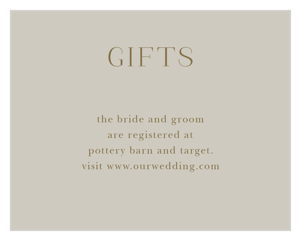 Fairytale Leaves Registry Cards