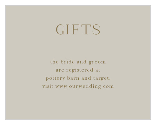Fairytale Leaves Registry Cards