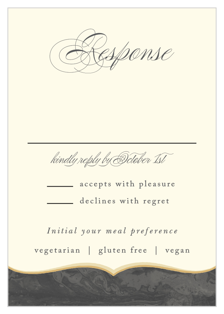 Dark Fairytale Response Cards