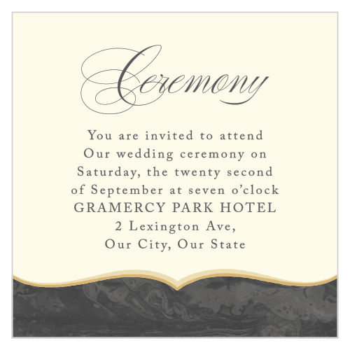 Dark Fairytale Ceremony Cards