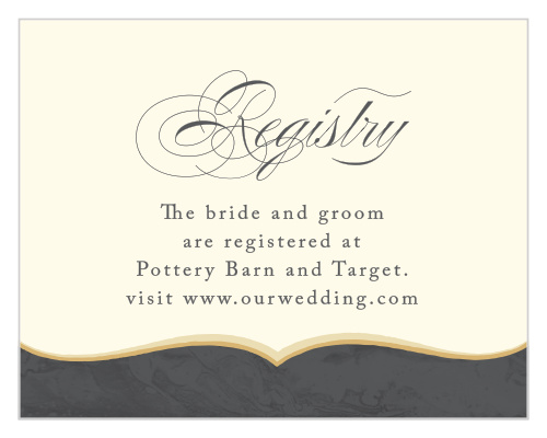 Dark Fairytale Registry Cards