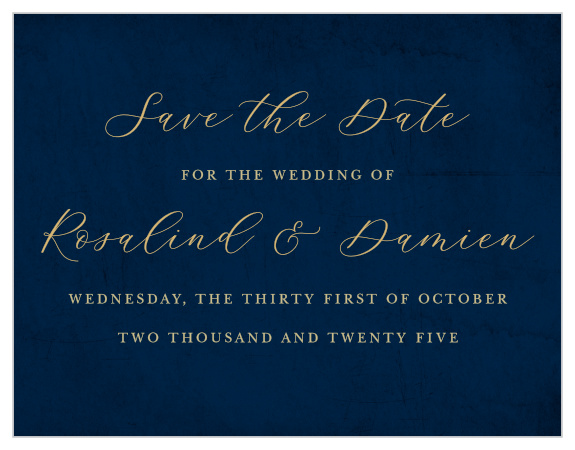 Make sure all your loved ones can make it to your big day with your Moody Calligraphy Save the Date Magnets! 