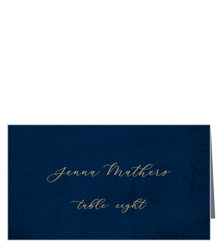 Moody Calligraphy Place Cards