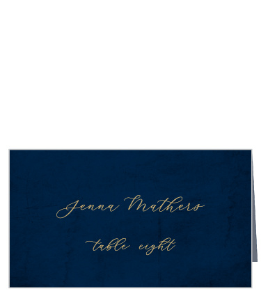 Moody Calligraphy Place Cards