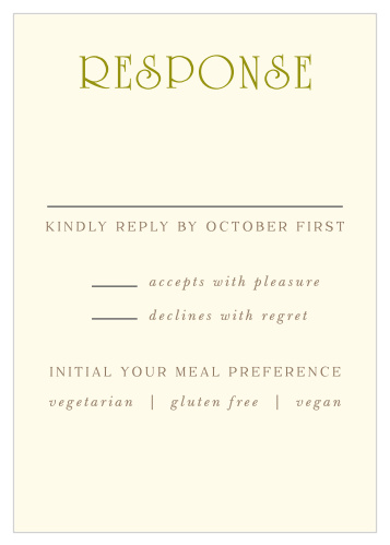 Irish Deco Response Cards