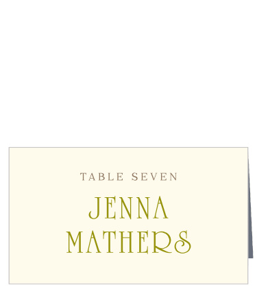Our Irish Deco Place Cards are a perfectly gorgeous way to treat your guests to a memorable and personalized experience. 