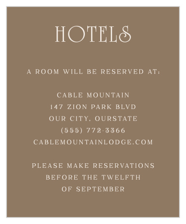 Irish Deco Accommodation Cards
