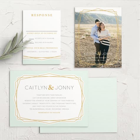 Modern Simplicity Wedding Invitations