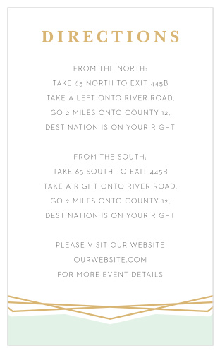 Modern Simplicity Direction Cards