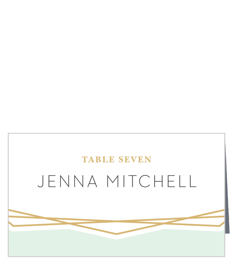 Modern Simplicity Place Cards
