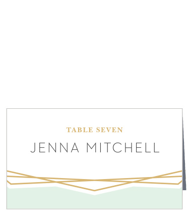 Modern Simplicity Place Cards