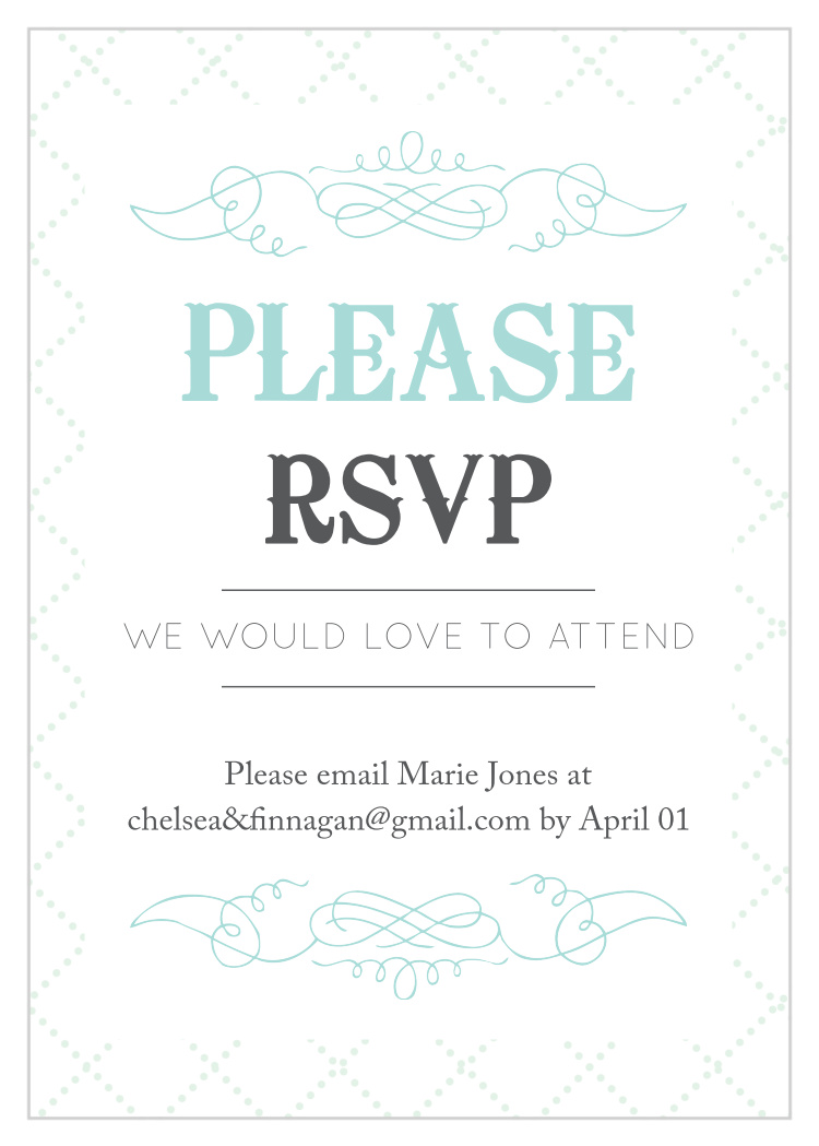 Dotted Flourish Response Cards