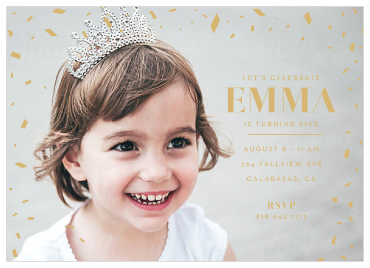 Our Fairy Confetti Children's Birthday Party Invitations are the perfect addition to your party preparations! 