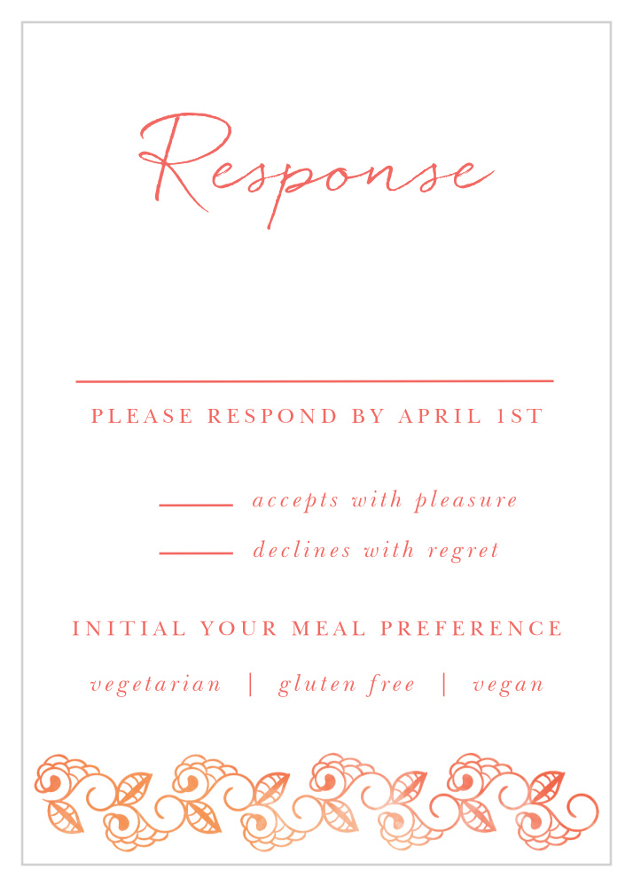 Painted Love Response Cards