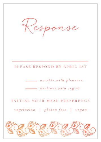 Painted Love Response Cards