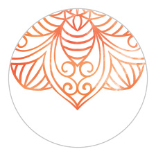 Our Painted Love Wedding Stickers feature the entirety of the floral design that is shown in part on the other items in this wedding package.  